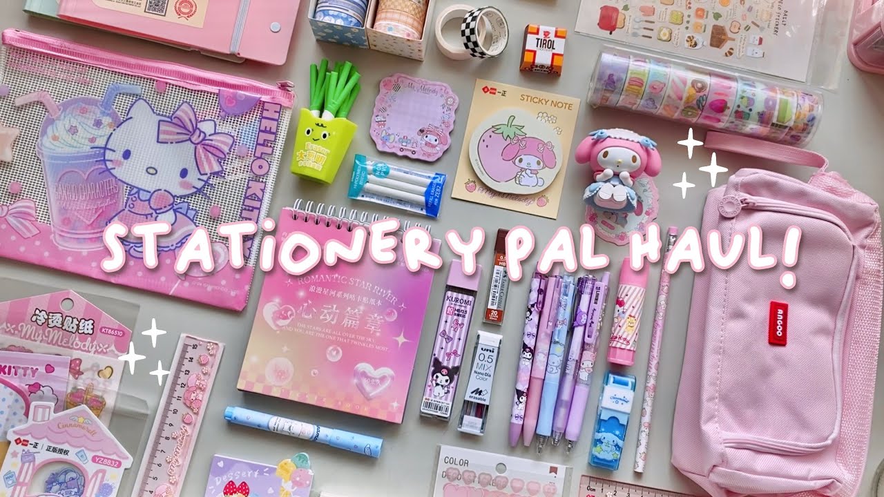 🍡 a huge stationery pal haul! 🌸 black friday sale ✨