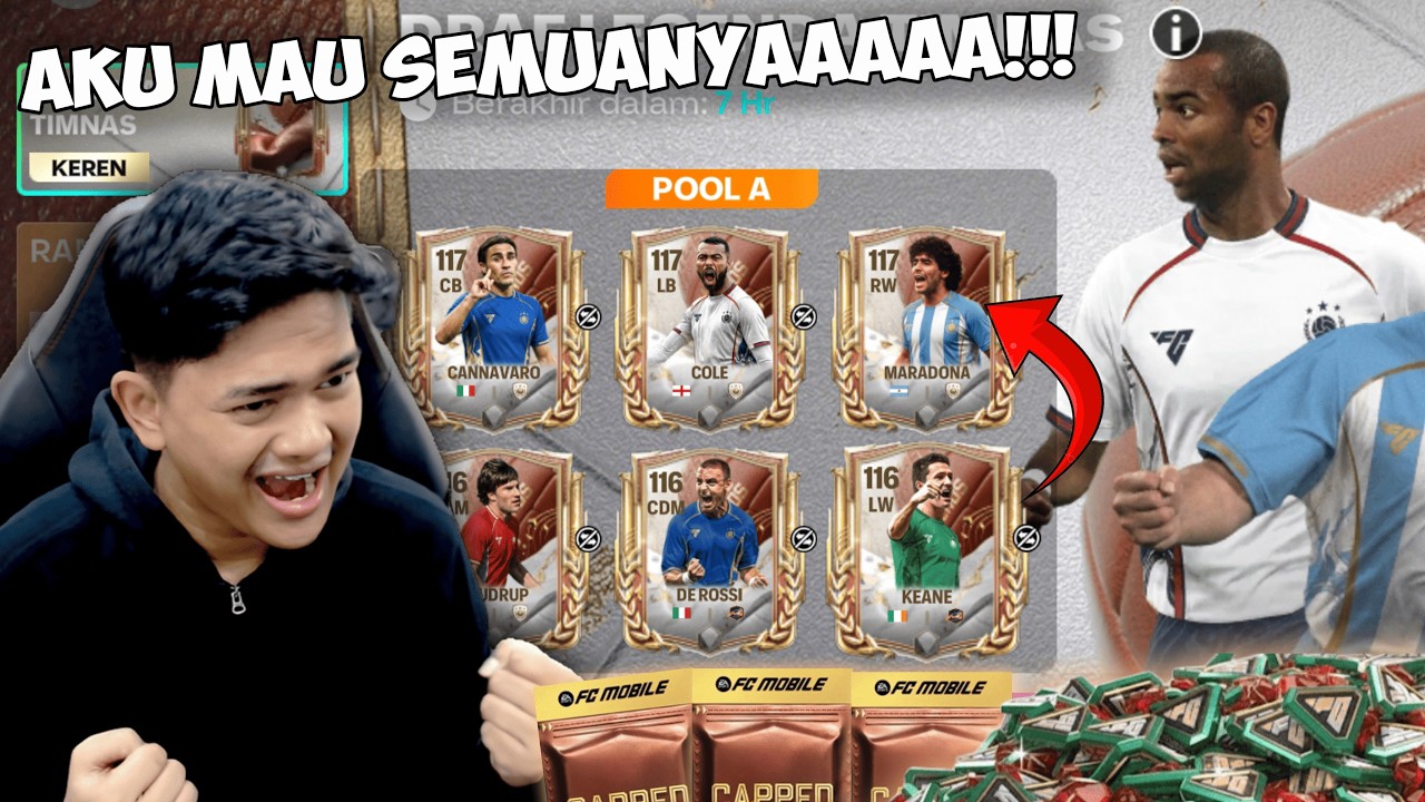MAKKKK MARADONA, ASHLEY COLE & CANNAVARO OVR 117! AKU MAU SEMUAA NYA, SEMOGA WANG! - EA FC MOBILE 26