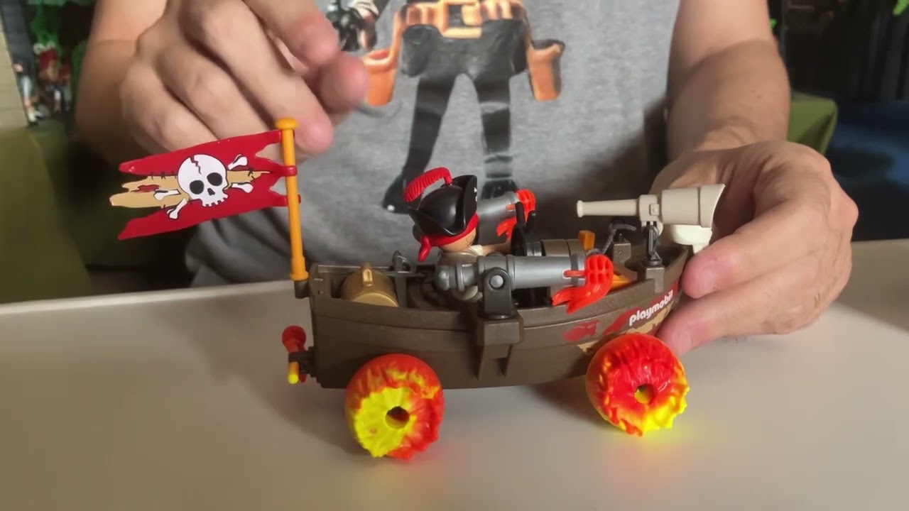 PLAYMOBIL 71720 COCHE BARCA PIRATA. GURUSPARROW DEL PLASTICO