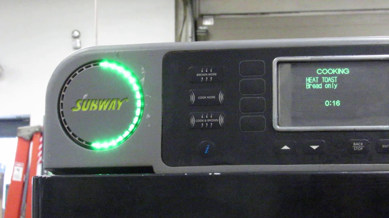 Testing the TurboChef Encore 2 High Speed Rapid Cook Oven (Subway Emblem)!!! Working great!