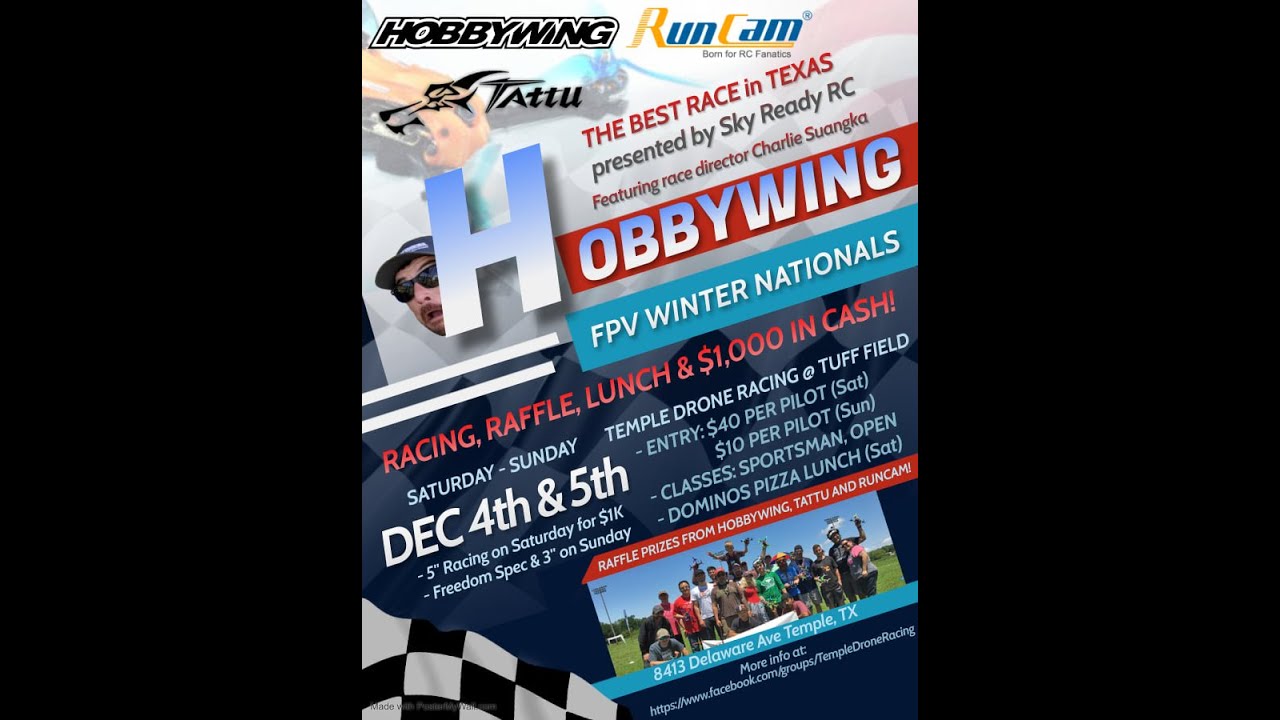 GoPro Run at Temple Drone Racing Winter Nationals Course Fun Fly 1 multigp