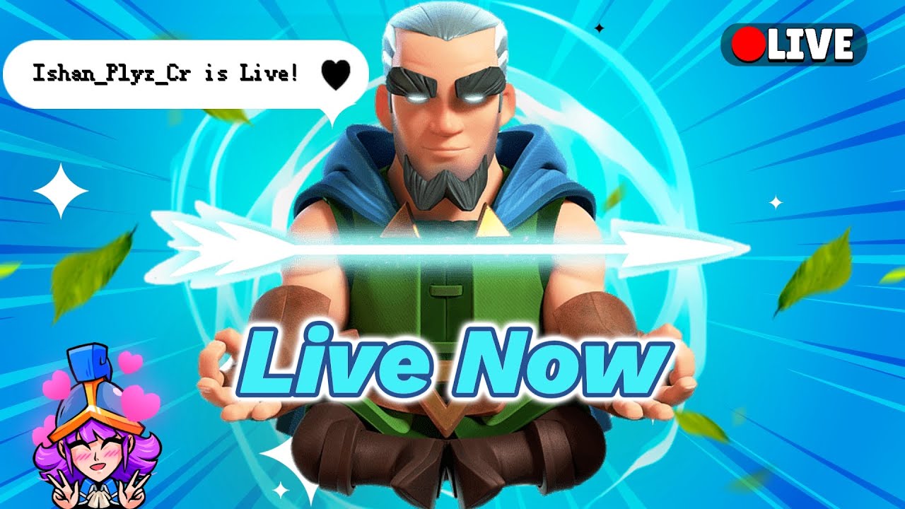 Trying to reach 9500 with some famous decks🏹| Clashroyale Stream