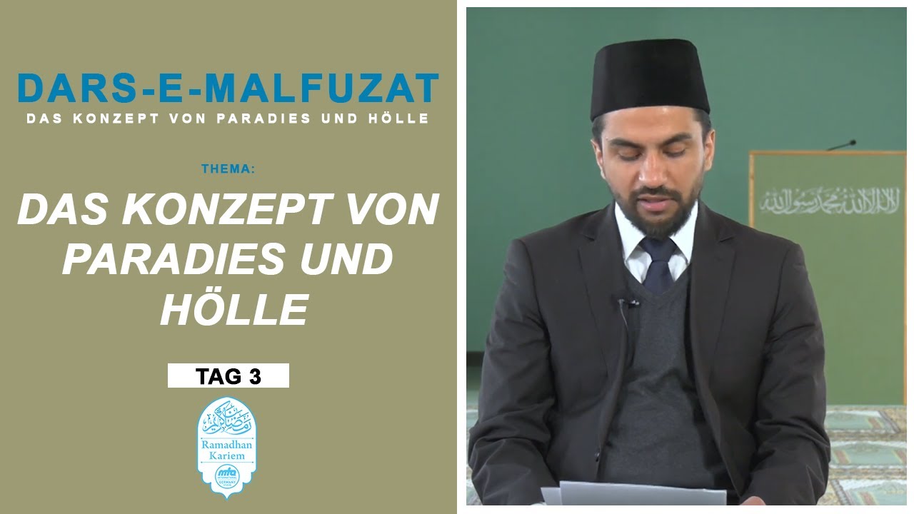 Dars-e-Malfuzat | Das Konzept von Paradies und Hölle