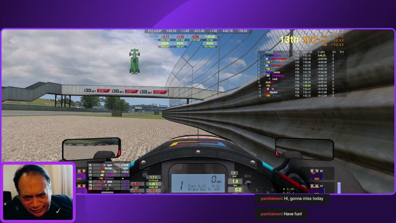 Fragmaster's Fox Fridays #644 - 2 Lap Sprints at Aston North Reverse