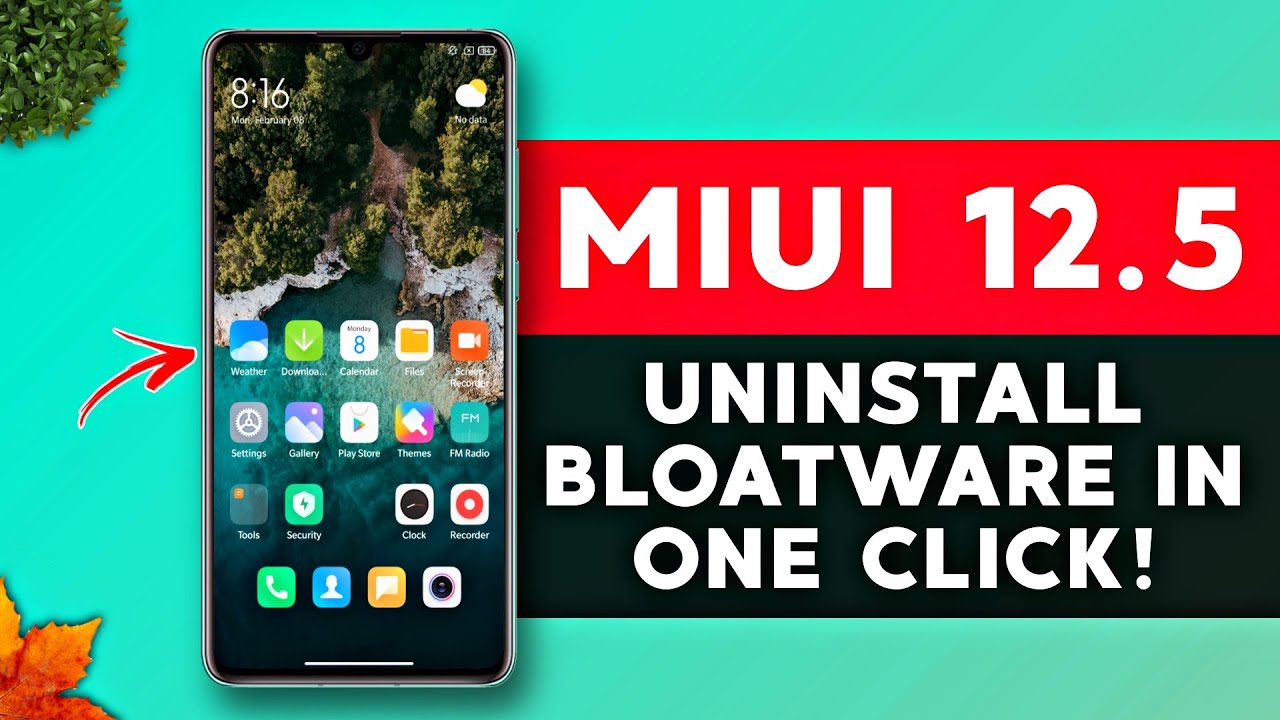 MIUI 12.5 - Uninstall Bloatware in One Click! [Root]