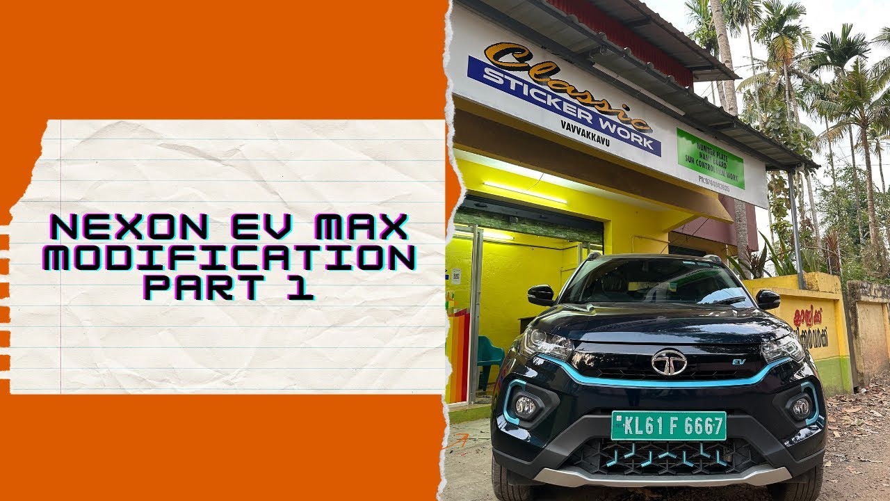 Tata Nexon Ev Max Modification Part 1 #kerala #modified #nexonevmax #viral #tata