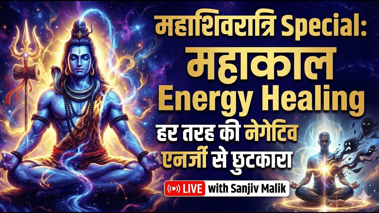 महाकाल Energy Healing हर तरह की नेगेटिव एनर्जी से छुटकारा | Live with Sanjiv