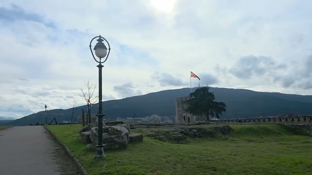 Makedonya'ya Osmanlı'dan miras kalan Üsküp kalesinde dolaşıyoruz.