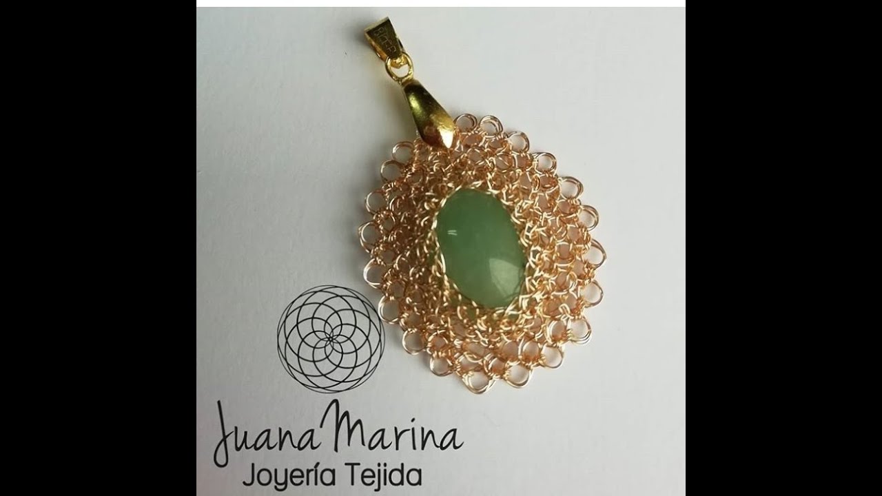 Engaste Punto Peruano.Juana Marina.
