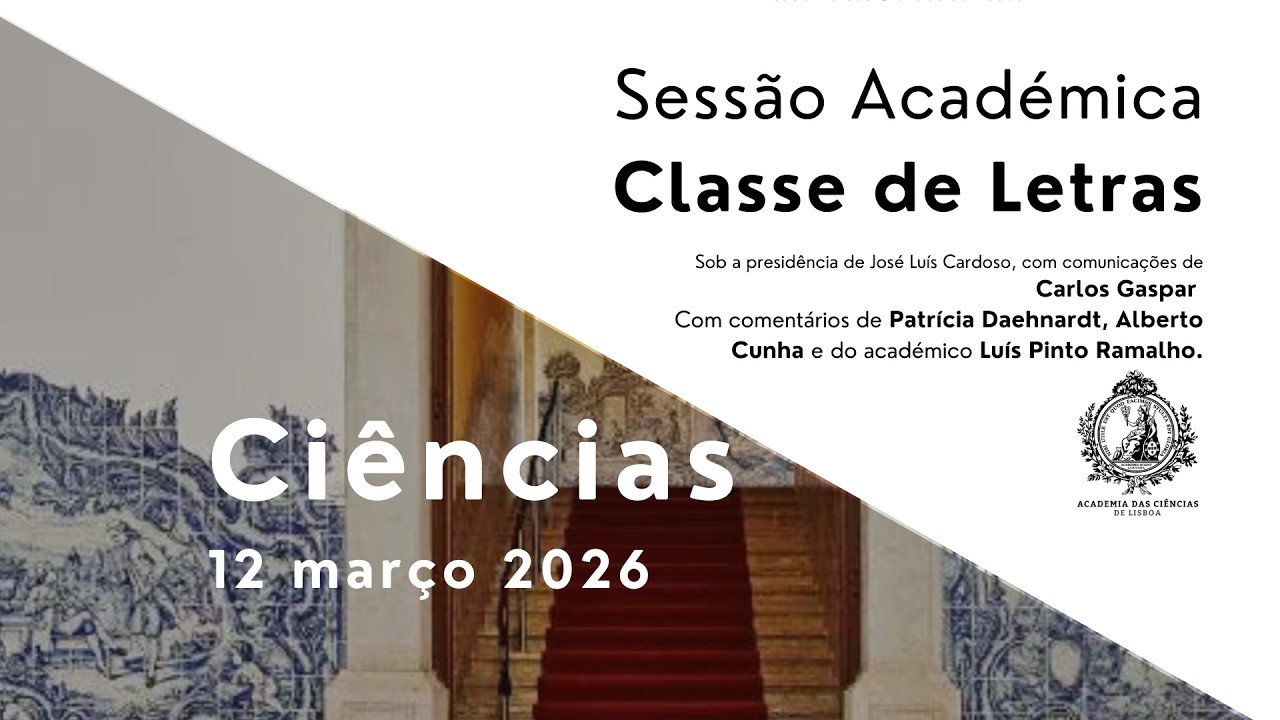 Sessão da Classe de Letras | 12/03/2026