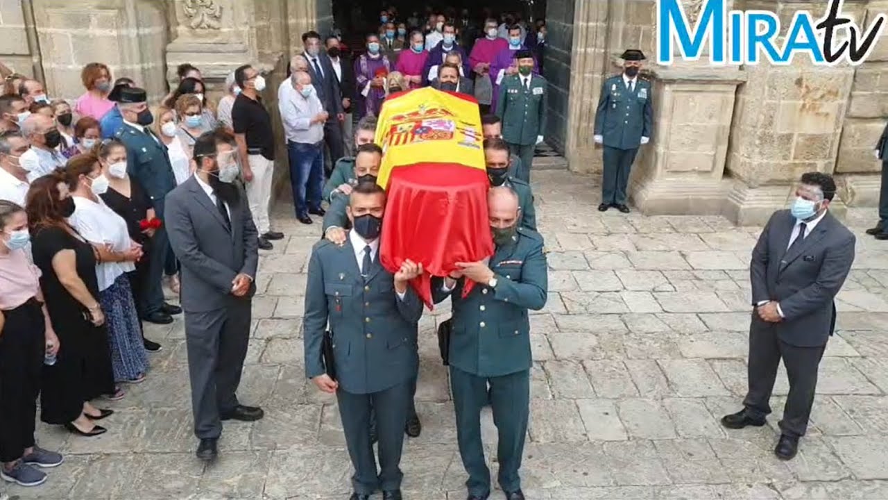 Despedida en la Catedral de Jerez al Guardia Civil Agustín Cárdenas, arrollado por jóvenes drogados