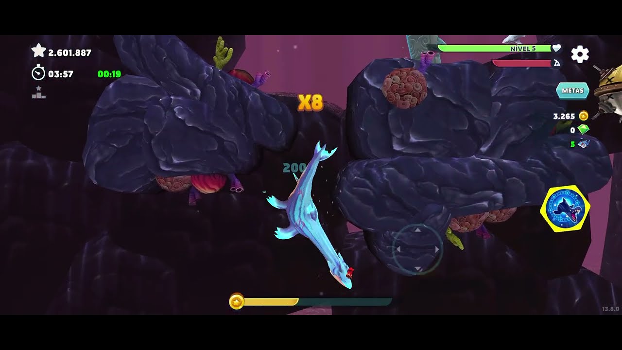Coma para sobreviver! Hungry Shark Evolution