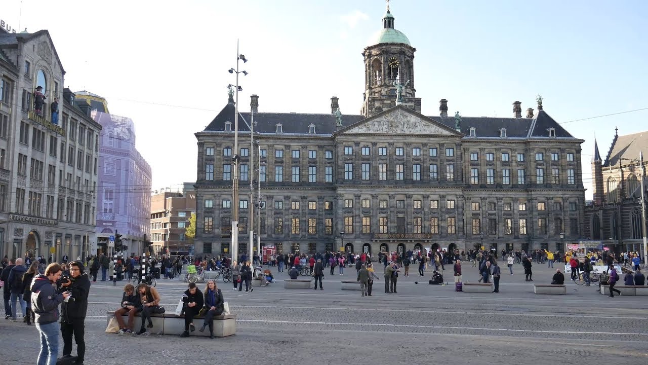 Walking around Amsterdam Netherlands