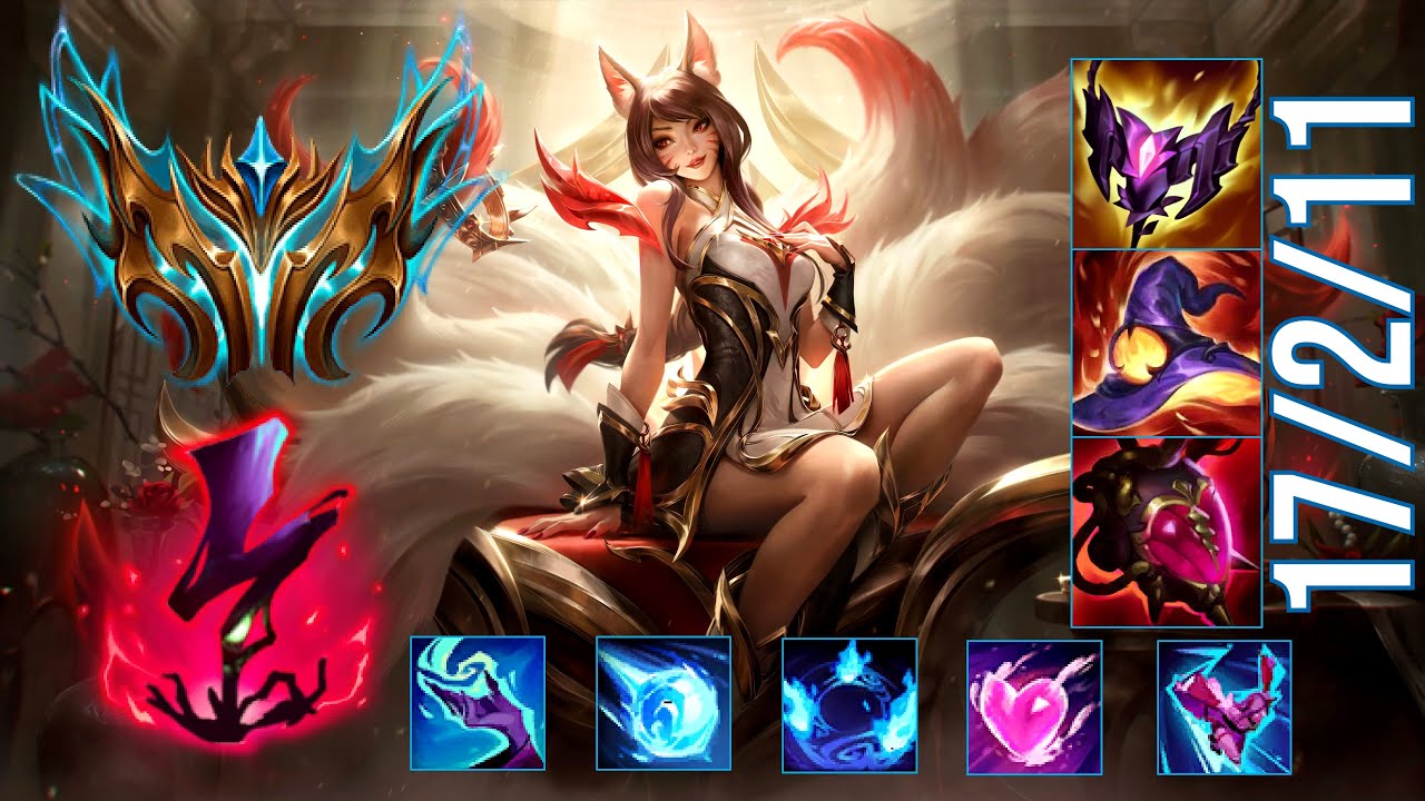 TOP 1 CHALLENGER Руководства Как играть AHRI MID & Carry + Лучший билд/руны Сезон 15 Патч 25.06