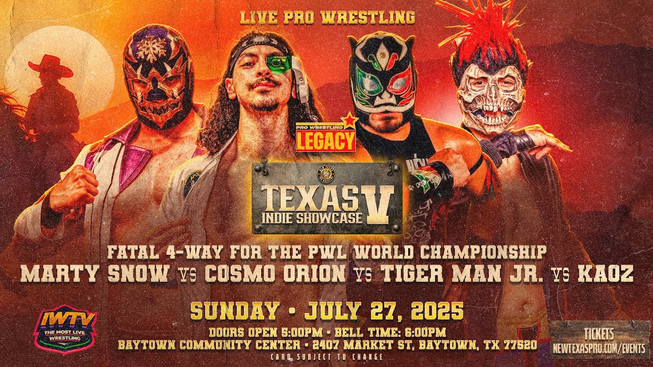 New Texas Pro Wrestling presents: Texas Indie Showcase 5 Kickoff Show