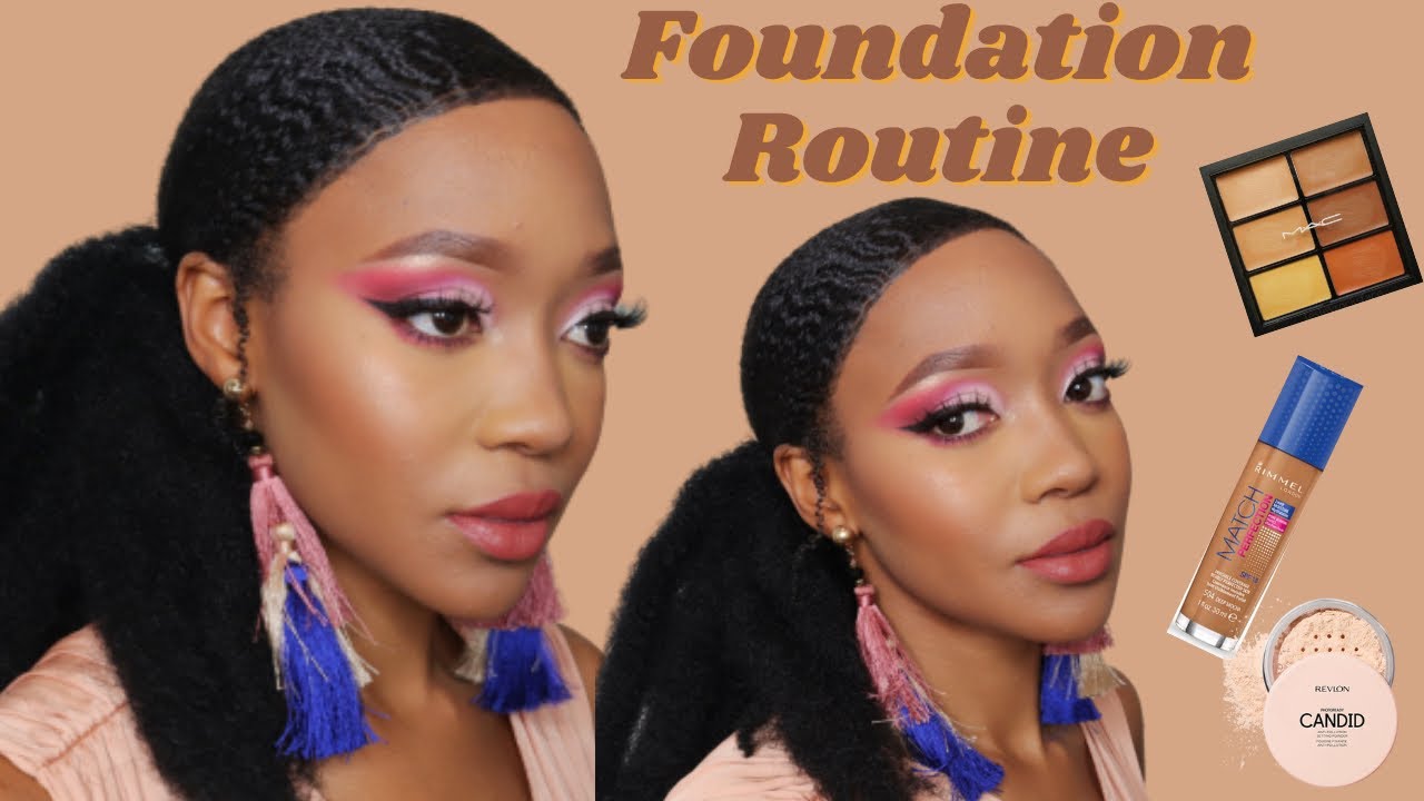 Detailed FOUNDATION ROUTINE to cover up Acne scars || AFFORDABLE || South African Beauty YouTuber