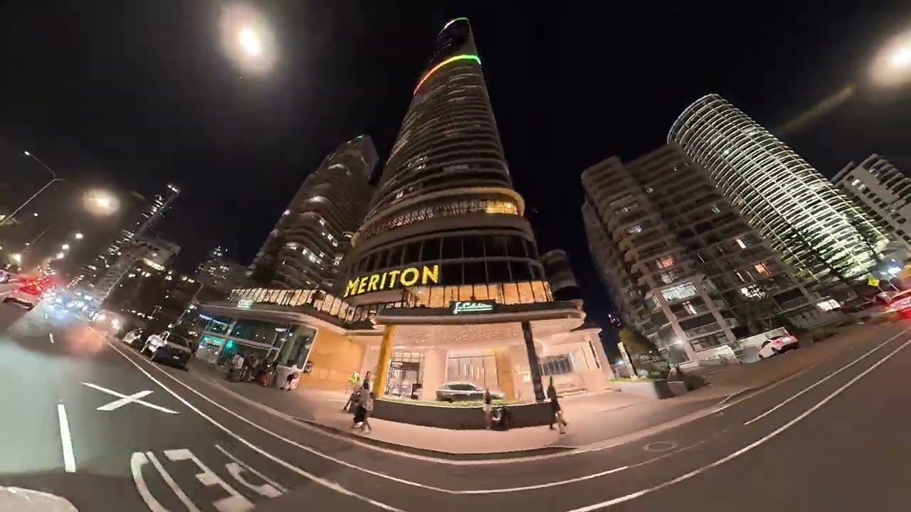 DJI Osmo 360 Super Night Mode, Gold Coast Hyperlapse