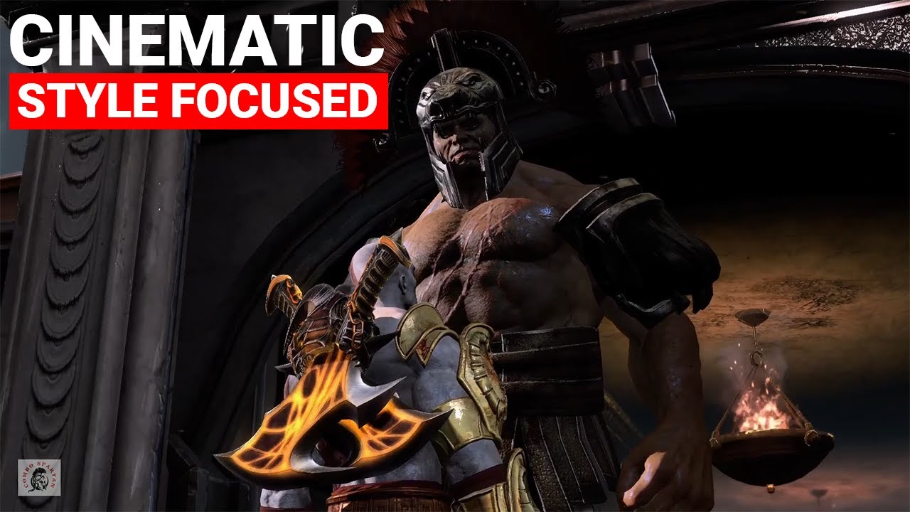 Kratos vs Hercules - Cinematic Combo Focused Edit GOW3