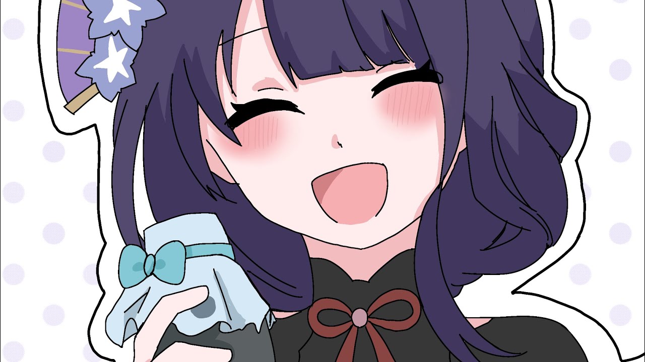 【手描きMV】雷電将軍でぽっぴっぽー~団子牛乳飲もう！~