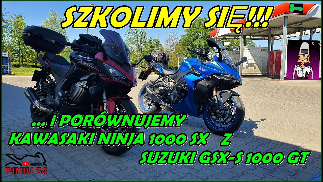 SZKOLIMY SIĘ! | ...porównujemy MarsiQa Kawasaki Ninja 1000SX z Suzuki GSX-S 1000GT | MotoVlog