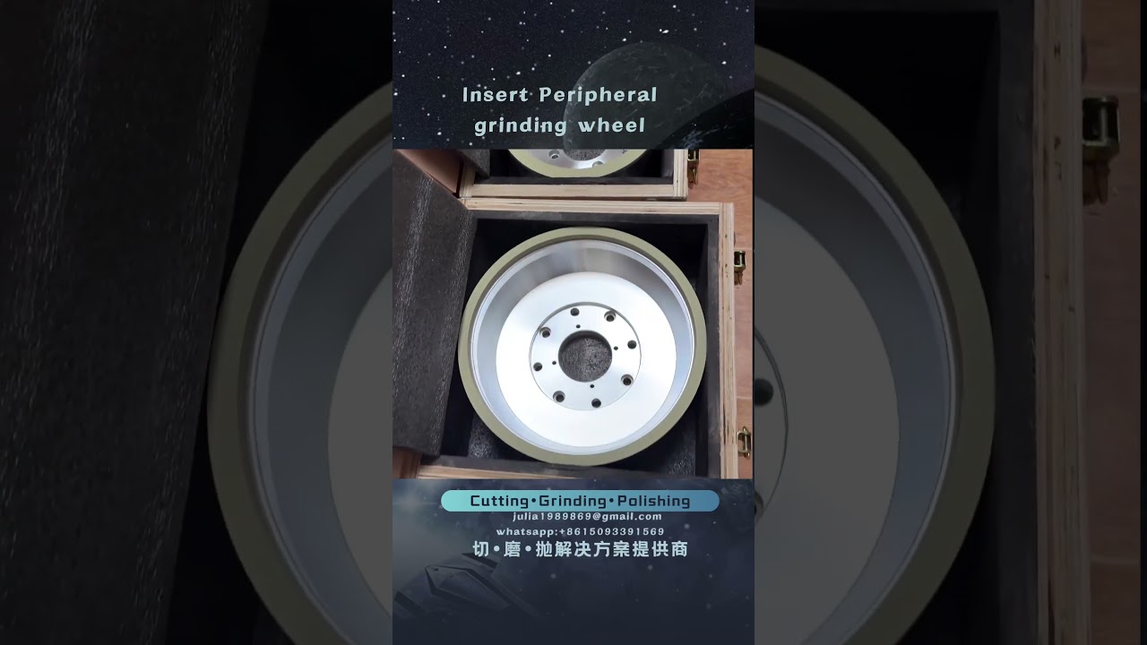 Insert peripheral diamond grinding wheel #peripheralgrinding #insertgrinding #inserts #diamondwheel
