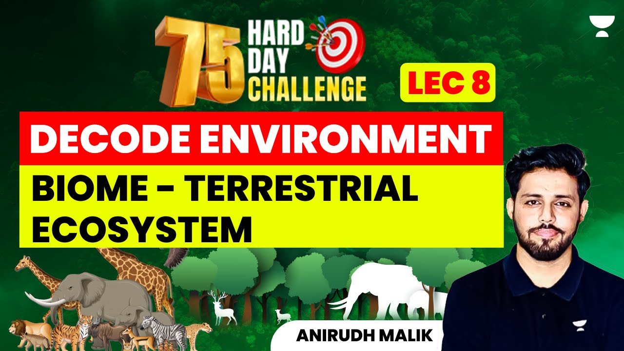 L8 - Biome - Terrestrial Ecosystem | Anirudh | UPSC CSE 2024