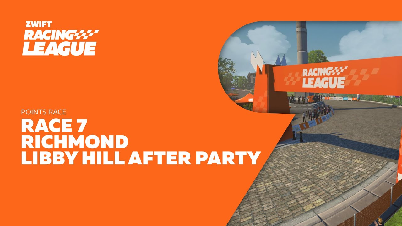 Zwift Racing League Season 2 // Race 7 - Libby Hill After Party - Points Race