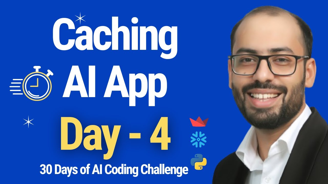 Speed Up AI App with Caching ᯓ🏃🏻‍♀️‍➡️ | Day 4 | 30 Days of AI Coding Challenge