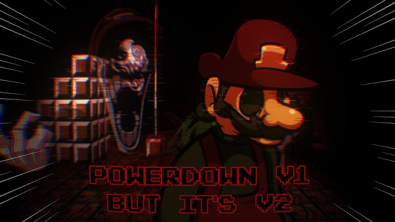 FRIDAY NIGHT FUNKIN': MARIO'S MADNESS V2 - POWERDOWN V1 BUT IT'S V2 (LIMEZILLA'S TAKE) | #fnf