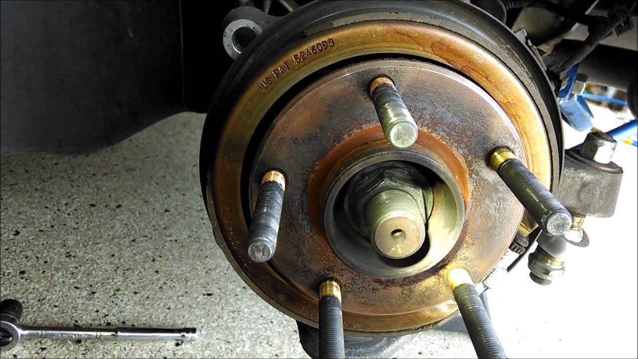 Corvette rear brakes pads and rotors install by froggy