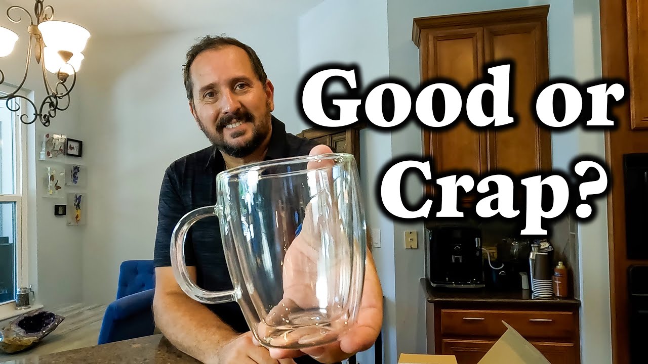 Reviewed:  YUNCANG Double Wall Glass Coffee Mugs