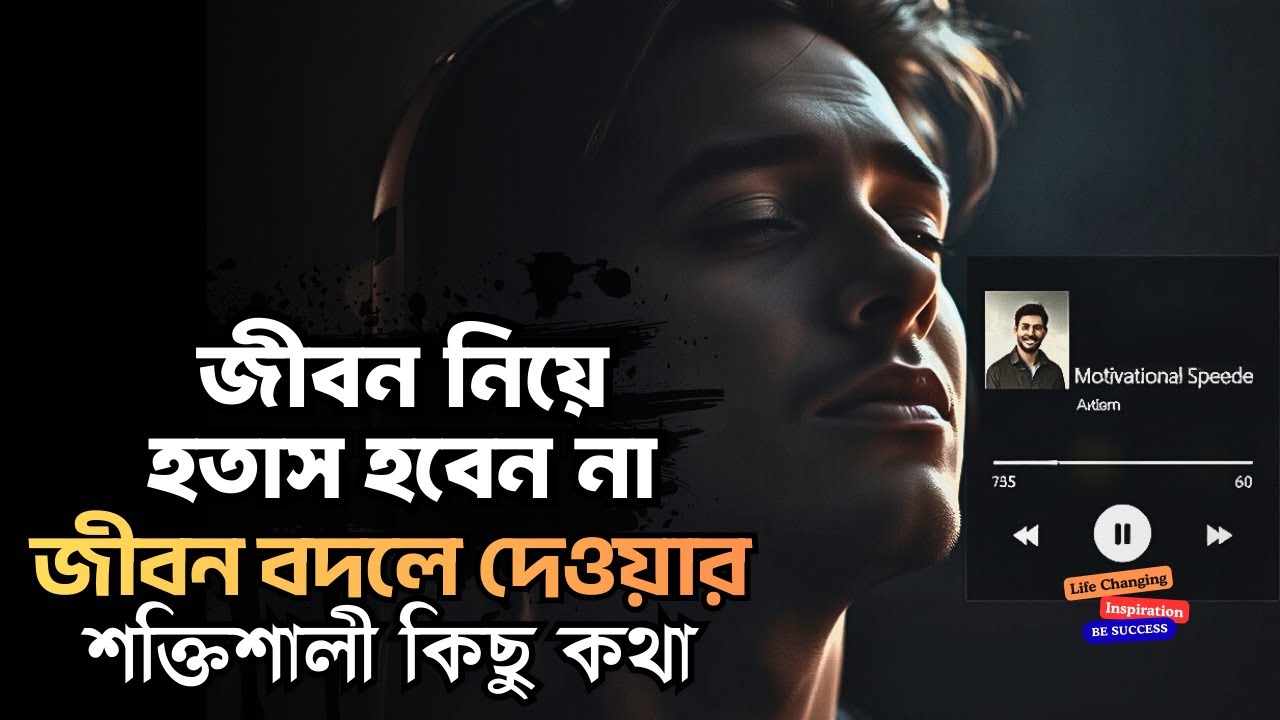 জীবন পরিবর্তন করার শক্তিশালী কিছু কথা | Bangla Inspirational Video