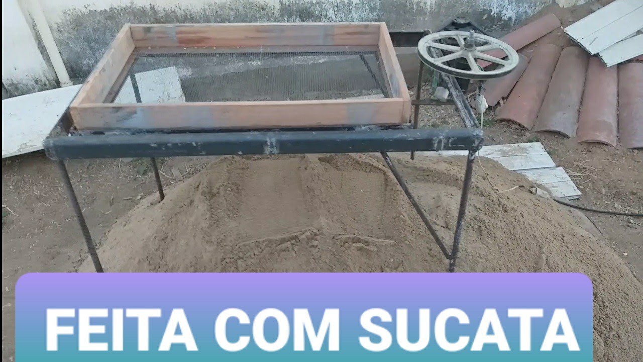 PENEIRA ELETRICA FEITA COM SUCATA