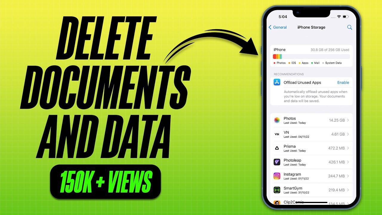How to Delete Documents and Data on iPhone and iPad