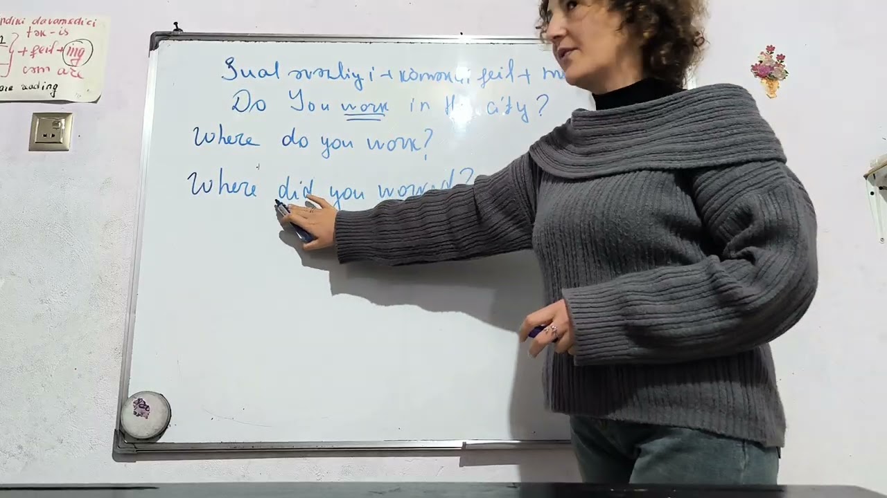 Dim 2ci hissə. Questions given to the secondary parts of sentences