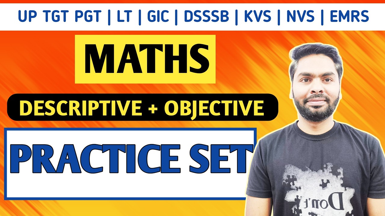 UP TGT PGT || LT GIC || KVS NVS EMRS ||DSSSB || DESCRIPTIVE+OBJECTIVE || BY PAWAN SIR