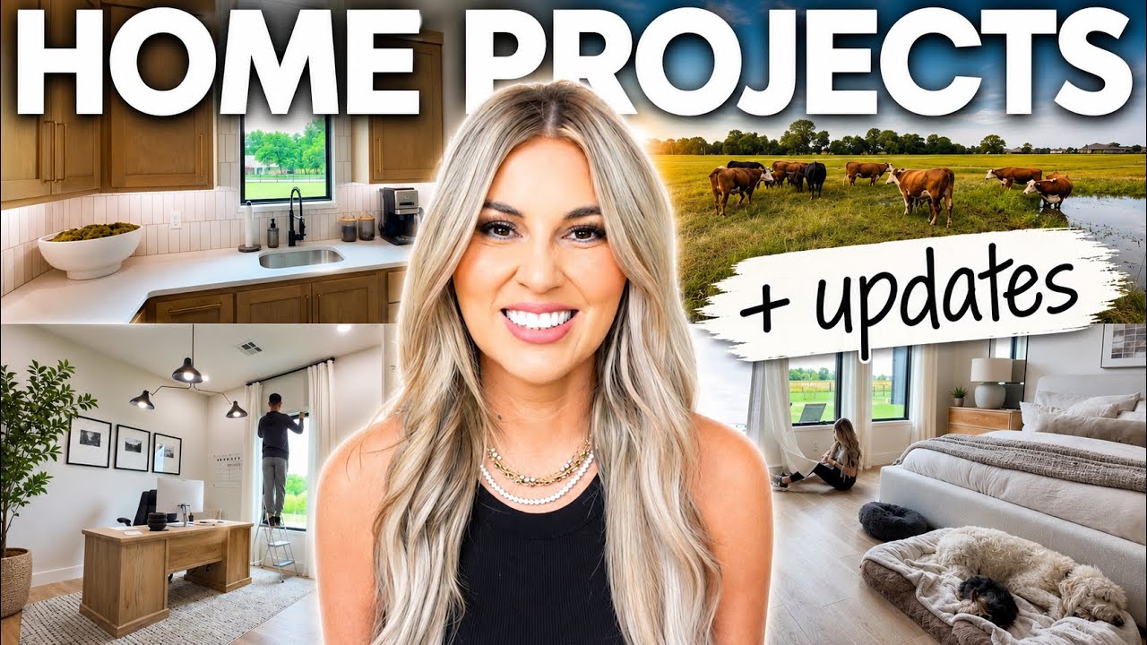 *NEW* DIY HOME PROJECTS + UPDATES ON A BUDGET 2026 | NEW NEIGHBORS MOVED IN RIGHT BEHIND US 🐄