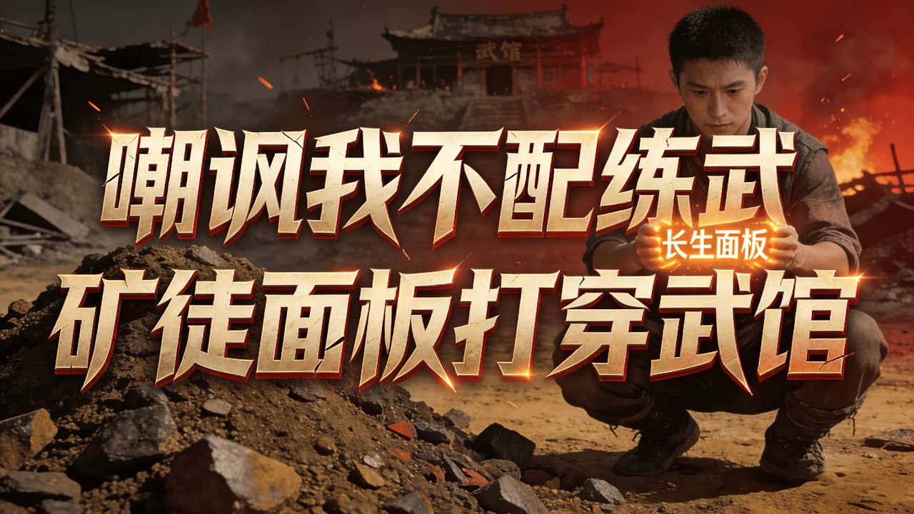 《嘲諷我不配練武？礦徒面板打穿武館》 人人都嘲笑我是礦場泥腿子，不配練武。可他們不知道，我藏著一個能改寫命運的長生面板！從礦場苦工到長生武尊，我用實力證明，底層礦徒，也能踏碎亂世，登頂武道