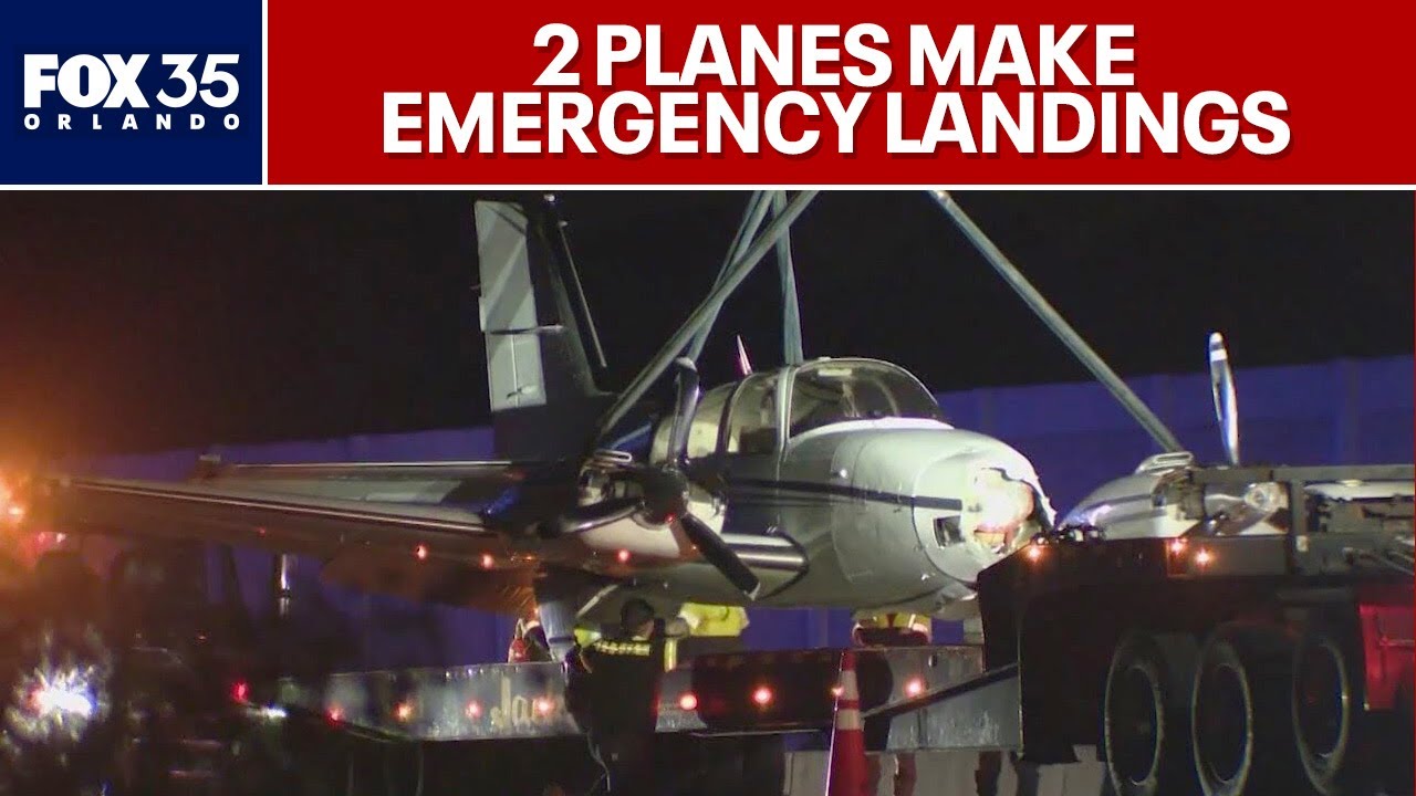 2 small planes make emergency landings on Central Florida roads hours apart