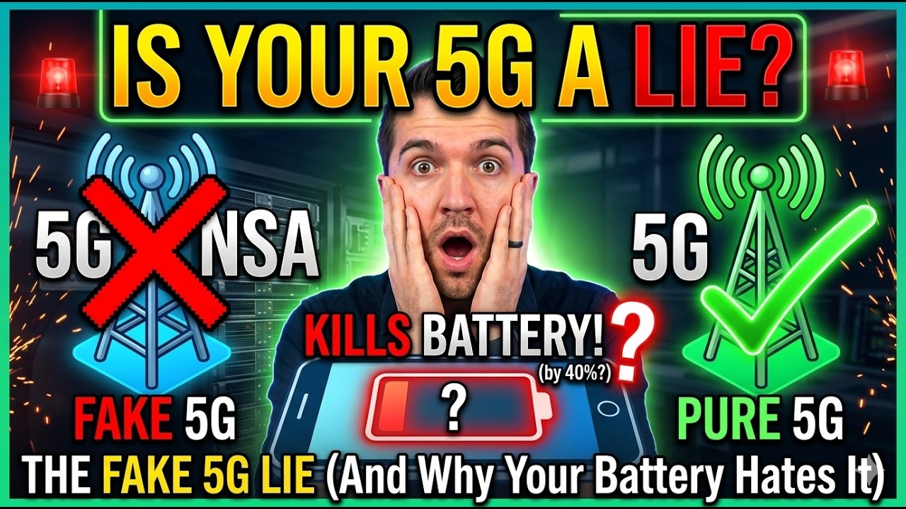 5G NSA vs. 5G SA: The Fake 5G Lie (And Why Your Battery Hates It)