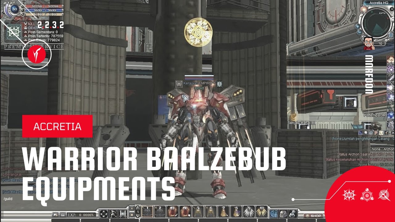 RF OFFLINE 2.2.3.2 with Baalzebub Items - Accretia Warrior