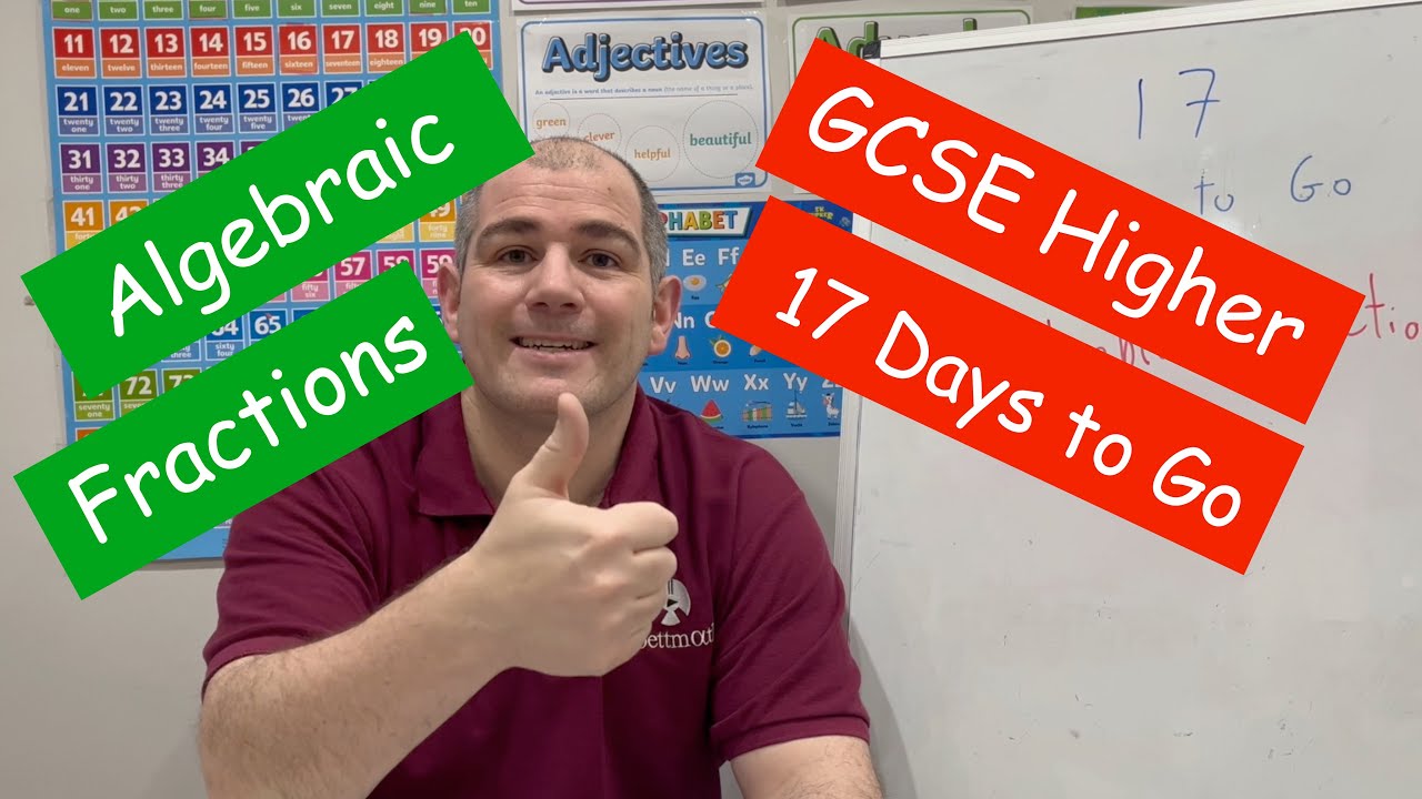 GCSE Higher Revision - 17 Days to Go - Corbettmaths