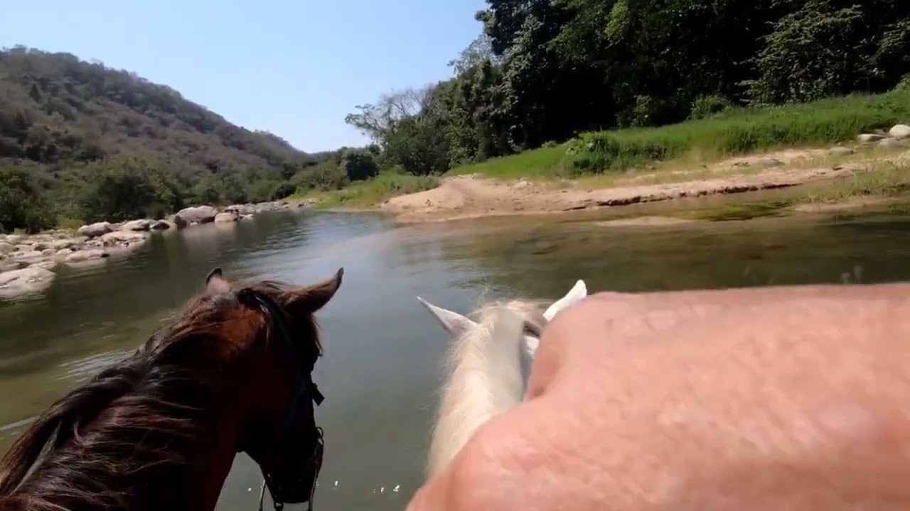Part 2. Horseback riding. San Jose Manialtepec. The primary hot springs near Puerto Escondido.