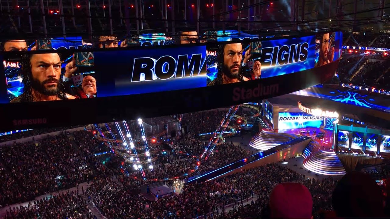 WWE Wrestlemania 39 Roman Reigns’ live entrance