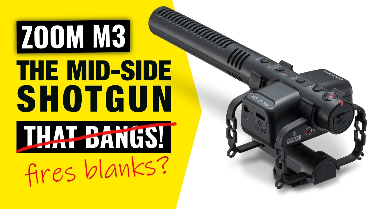 Zoom M3 Mictrak Best Portable Mid-Side Mic For Field Recording and On-Camera Audio?