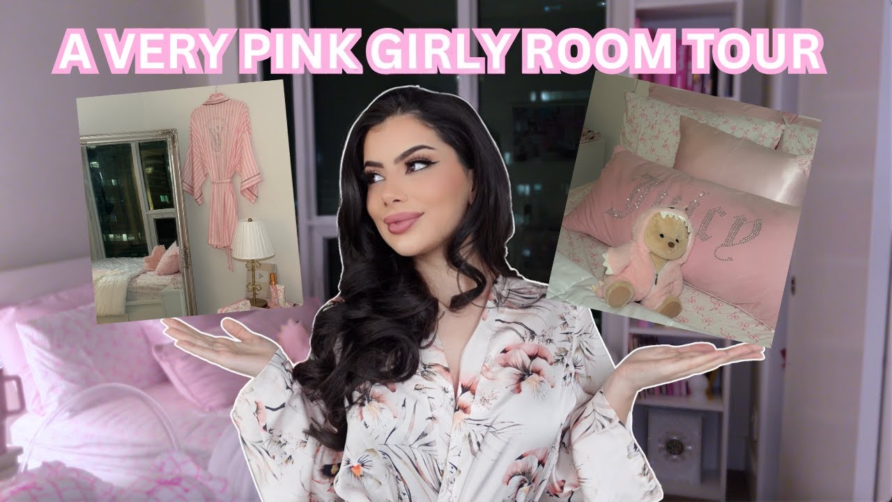 A VERY COZY PINK ROOM TOUR + Princess dresses from @Fashion Nova 🎀