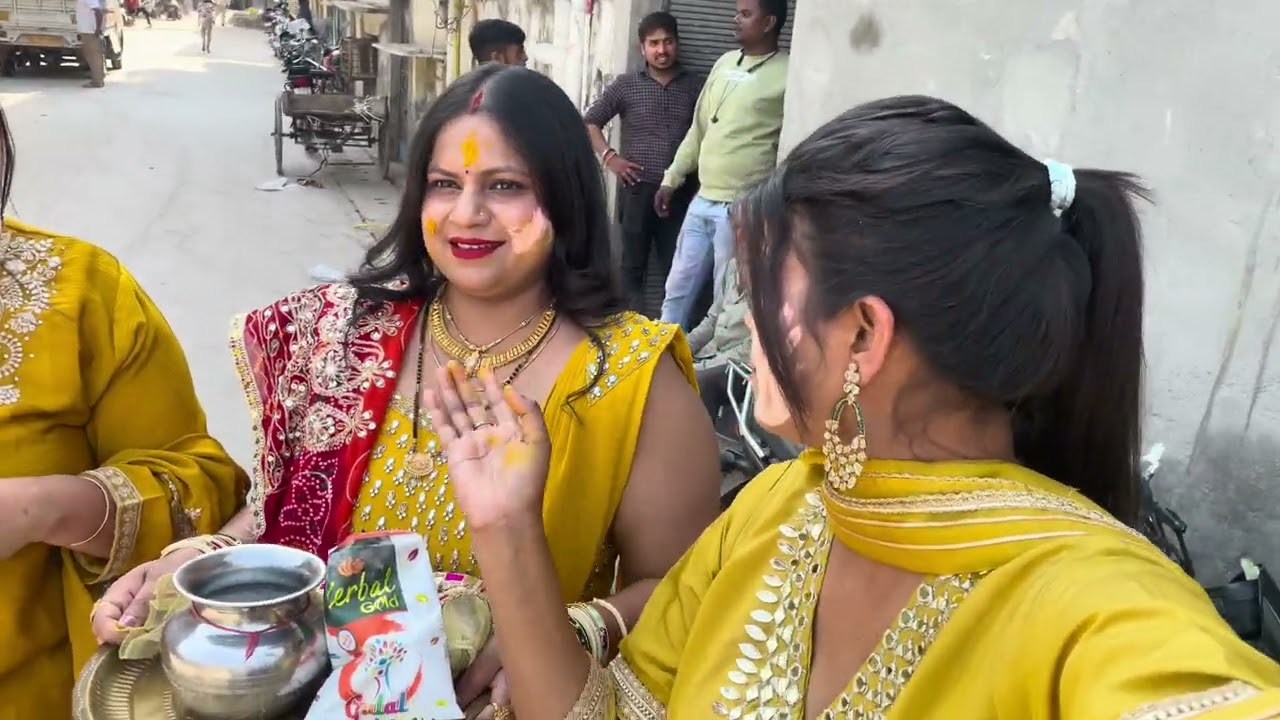 Chhoti Holi#Holika Dahan# 3 titliyaan 🦋daily vlog