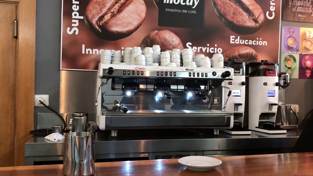 Servicio de café latte