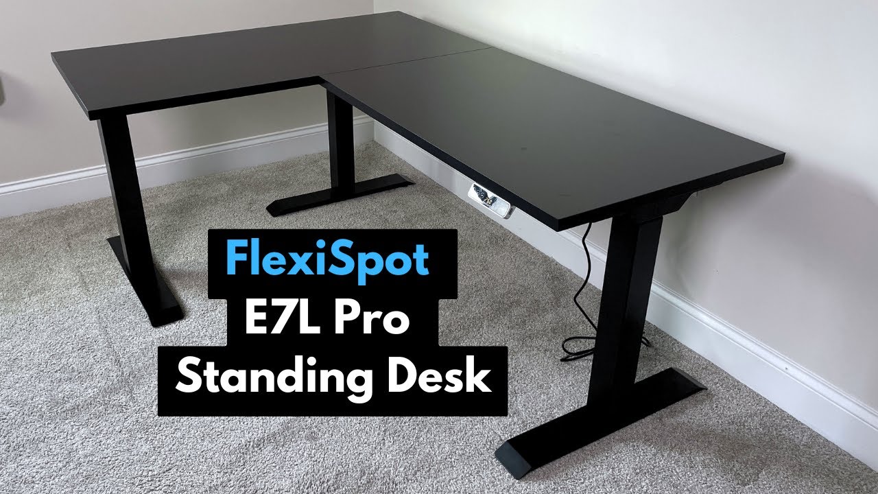 FlexiSpot E7L  Pro L-Shaped Standing Desk : Stable, Sturdy and Great!