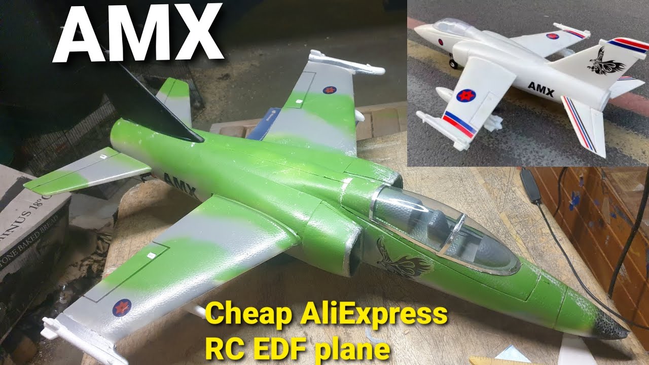 Cheap RC plane build 64mm AMX from AliExpress with almost all the parts!